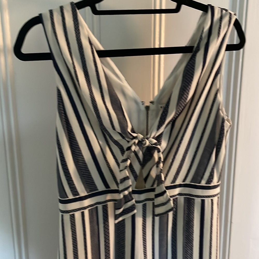 Alice + Olivia blue and white striped jumpsuit - Picture 5 of 7